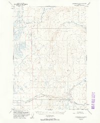Anchorage D-8 1951 topographic map thumbnail