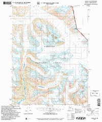 Atlin A-8 topographic map thumbnail