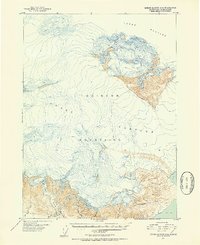 Bering Glacier A-2 1951 topographic map preview
