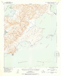 Blying Sound D-1 and D-2 1953 topographic map thumbnail