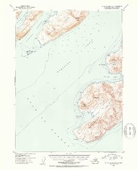 Blying Sound D-3 1953 topographic map preview