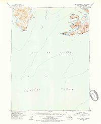 Blying Sound D-4 1952 topographic map thumbnail