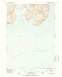 Blying Sound D-5 1952 topographic map thumbnail