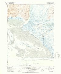 Cordova A-1 1953 topographic map thumbnail