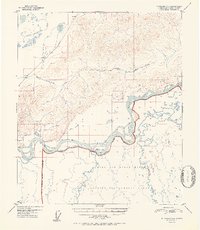 Fairbanks C-4 1952 topographic map thumbnail