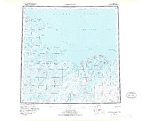 Harrison Bay 1955 topographic map thumbnail