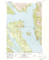 Juneau A-1 1951 topographic map thumbnail