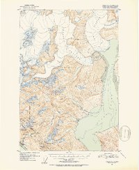 Juneau B-1 1952 topographic map thumbnail