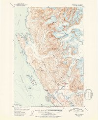 Juneau C-3 1952 topographic map thumbnail