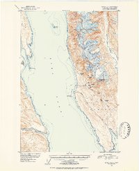 Juneau D-4 1951 topographic map thumbnail