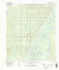 Kantishna River C-1 1952 topographic map thumbnail