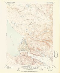 Kenai A-2 1952 topographic map thumbnail