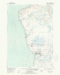 Kenai C-4 1952 topographic map thumbnail