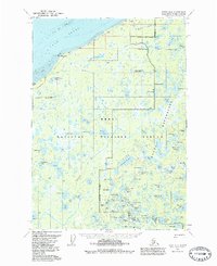 Kenai D-2 1951 topographic map thumbnail