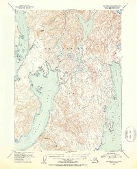 Ketchikan B-4 1952 topographic map thumbnail