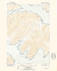 Kodiak B-3 1950 topographic map thumbnail