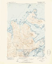 Kodiak D-2 1951 topographic map thumbnail