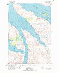 Kodiak D-4 1952 topographic map thumbnail