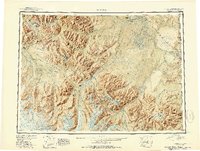 Nabesna 1951 topographic map thumbnail