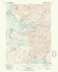 Petersburg A-5 1953 topographic map thumbnail