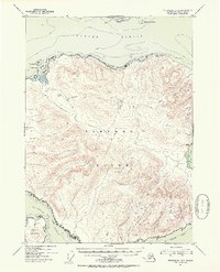 Petersburg B-3 1951 topographic map thumbnail