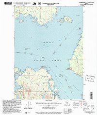 Petersburg B-4 topographic map thumbnail