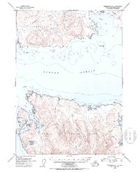 Petersburg B-5 1953 topographic map thumbnail