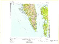 Port Alexander 1951 topographic map thumbnail