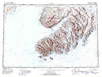 Seldovia 1951 topographic map thumbnail