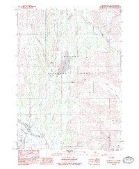 Seward A-7 NE 1983 topographic map thumbnail