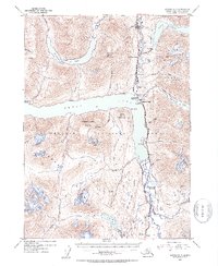 Seward B-7 1953 topographic map thumbnail
