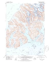Seward D-3 1952 topographic map thumbnail