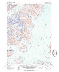 Seward D-4 1952 topographic map thumbnail