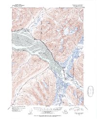Seward D-6 1952 topographic map thumbnail