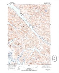 Sitka D-7 1951 topographic map thumbnail