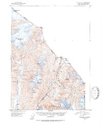 Skagway C-1 1951 topographic map thumbnail