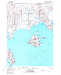Stepovak Bay D-4 1963 topographic map thumbnail