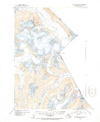 Taku River B-5 1951 topographic map thumbnail