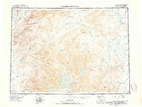 Talkeetna Mountains 1950 topographic map thumbnail