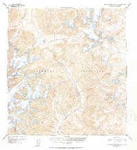 Talkeetna Mountains A-3 1952 topographic map thumbnail