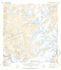 Talkeetna Mountains A-4 1954 topographic map thumbnail