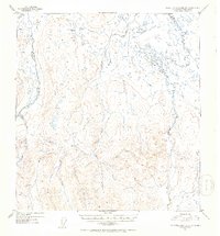 Talkeetna Mountains B-1 1952 topographic map thumbnail