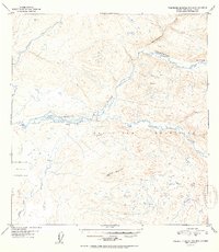 Talkeetna Mountains B-6 1952 topographic map thumbnail