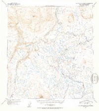Talkeetna Mountains C-1 1952 topographic map thumbnail