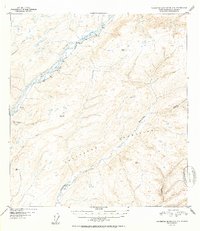 Talkeetna Mountains C-6 1952 topographic map thumbnail