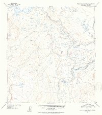 Talkeetna Mountains D-1 1952 topographic map thumbnail