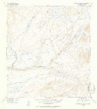 Talkeetna Mountains D-3 1953 topographic map thumbnail