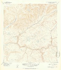 Talkeetna Mountains D-5 1951 topographic map thumbnail