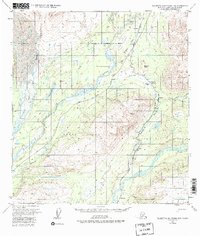 Talkeetna Mountains D-6 1951 topographic map thumbnail