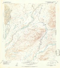 Talkeetna Mountains D-6 1952 topographic map thumbnail